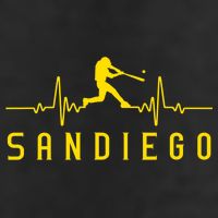 San Diego Baseball Heartbeat SD 7 Panel Mesh Trucker Snapback Hat