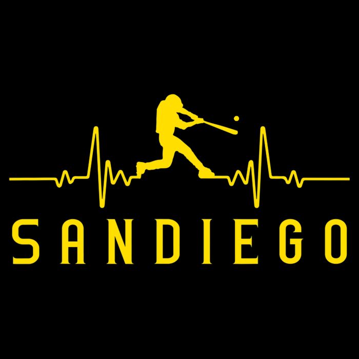 San Diego Baseball Heartbeat SD 16 in Basic Backpack