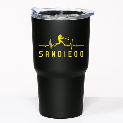 San Diego Baseball Heartbeat SD Tumbler