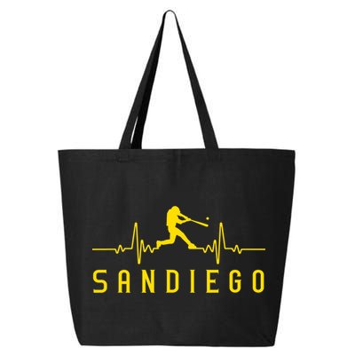 San Diego Baseball Heartbeat SD 25L Jumbo Tote