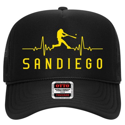 San Diego Baseball Heartbeat SD Hat