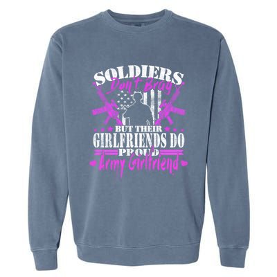 Soldiers Don't Brag Proud Army Friend Gift Military Lovers Gift Garment-Dyed Sweatshirt