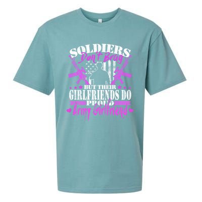 Soldiers Don't Brag Proud Army Friend Gift Military Lovers Gift Sueded Cloud Jersey T-Shirt