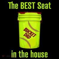 Softball Dad Best Seat In The House Pitcher Catcher Short Acrylic Beanie