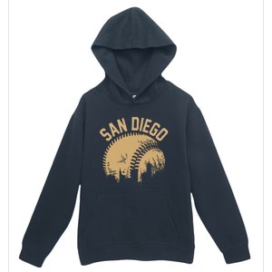 San Diego Baseball Skyline California Player Coach Fan Urban Pullover Hoodie