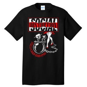 Social Distortion Ball And Chain Tall T-Shirt