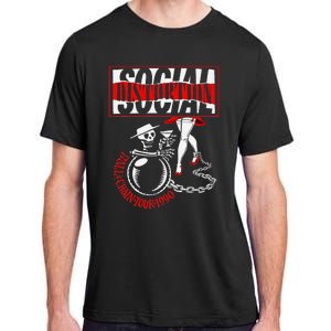 Social Distortion Ball And Chain Adult ChromaSoft Performance T-Shirt