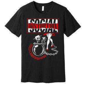 Social Distortion Ball And Chain Premium T-Shirt