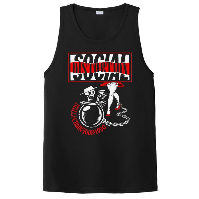 Social Distortion Ball And Chain PosiCharge Competitor Tank