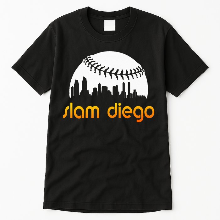 Slam Diego Baseball Fan Tall T-Shirt