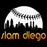 Slam Diego Baseball Fan Button