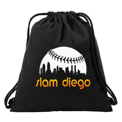 Slam Diego Baseball Fan Drawstring Bag