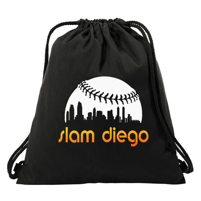 Slam Diego Baseball Fan Drawstring Bag