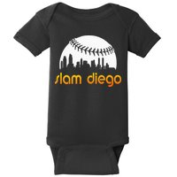 Slam Diego Baseball Fan Baby Bodysuit