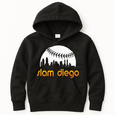 Slam Diego Baseball Fan Kids Hoodie