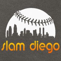 Slam Diego Baseball Fan Cotton Canvas Backpack