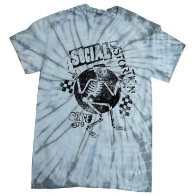 Social Distortion Black Spray Skelly Tie-Dye T-Shirt