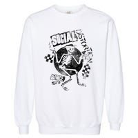 Social Distortion Black Spray Skelly Garment-Dyed Sweatshirt