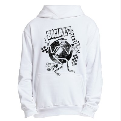 Social Distortion Black Spray Skelly Urban Pullover Hoodie