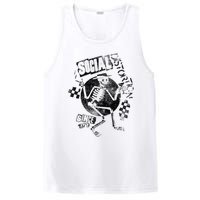 Social Distortion Black Spray Skelly PosiCharge Competitor Tank