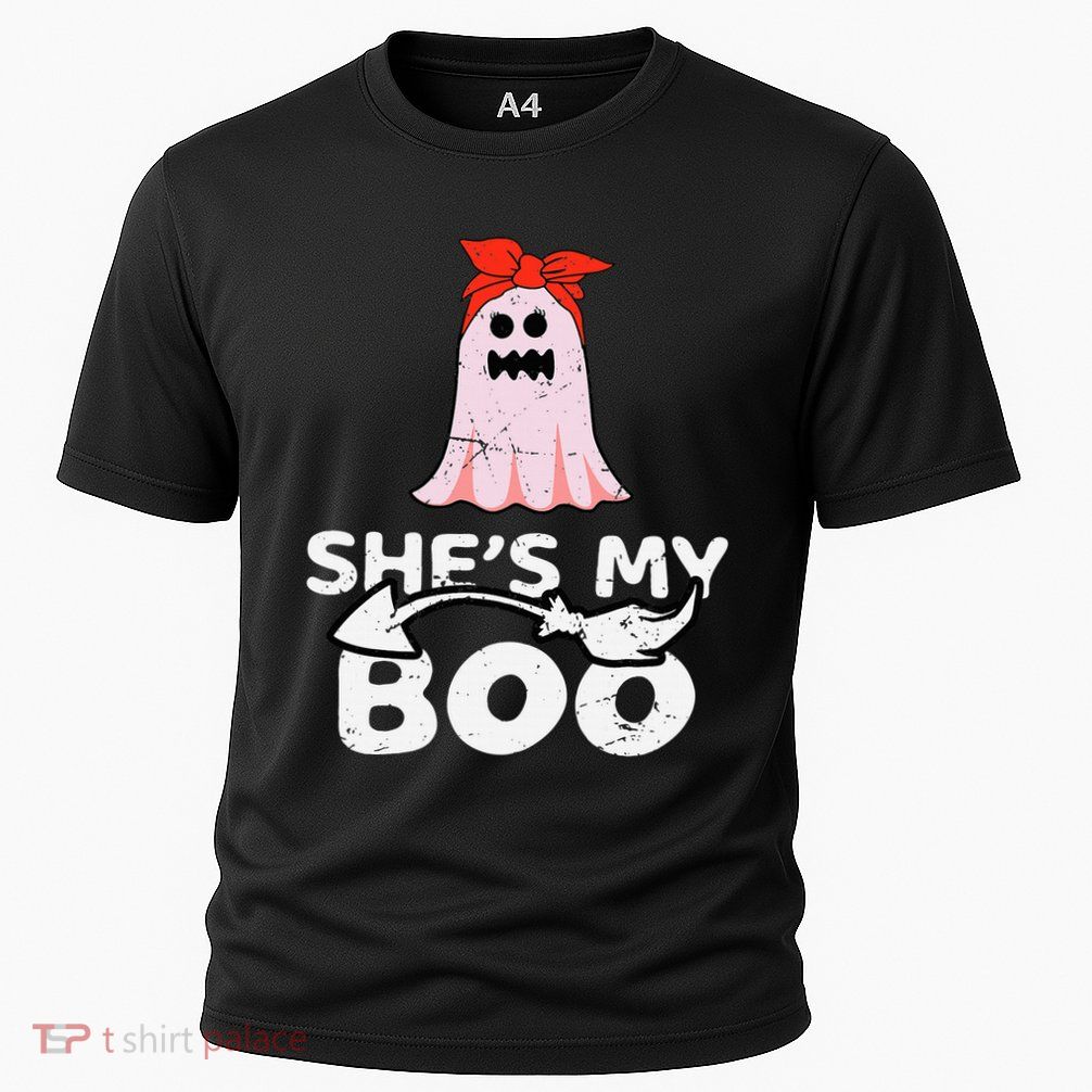 Spooky Duo Bootiful Couples Halloween Costume Performance Shirt