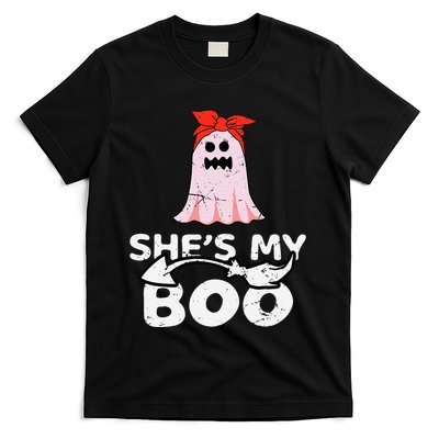 Spooky Duo Bootiful Couples Halloween Costume T-Shirt