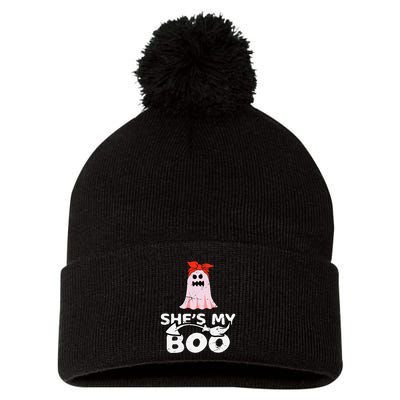 Spooky Duo Bootiful Couples Halloween Costume Pom Pom 12in Knit Beanie