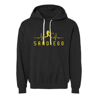 San Diego Baseball Heartbeat Sd Garment-Dyed Fleece Hoodie