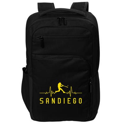San Diego Baseball Heartbeat Sd Impact Tech Backpack