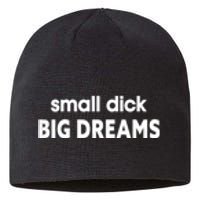 Small Dick Big Dreams Sustainable Beanie