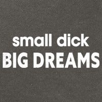 Small Dick Big Dreams Cotton Canvas Backpack
