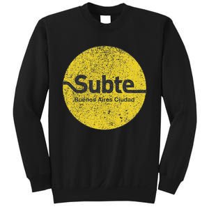 Subte De Buenos Aires Underground Metro Train Sweatshirt