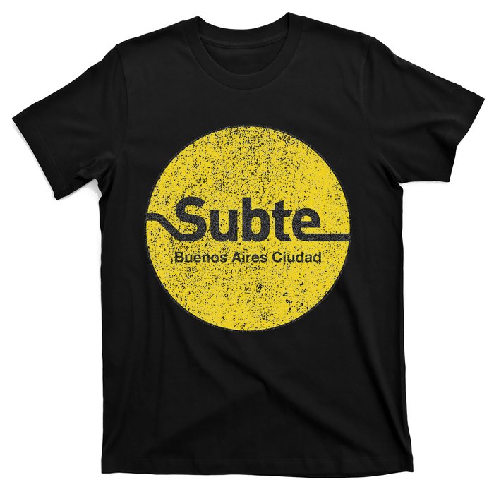 Subte De Buenos Aires Underground Metro Train T-Shirt