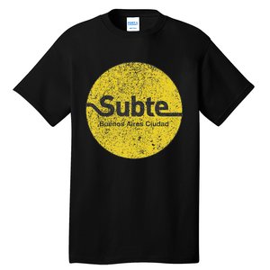 Subte De Buenos Aires Underground Metro Train Tall T-Shirt