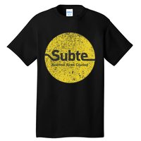 Subte De Buenos Aires Underground Metro Train Tall T-Shirt