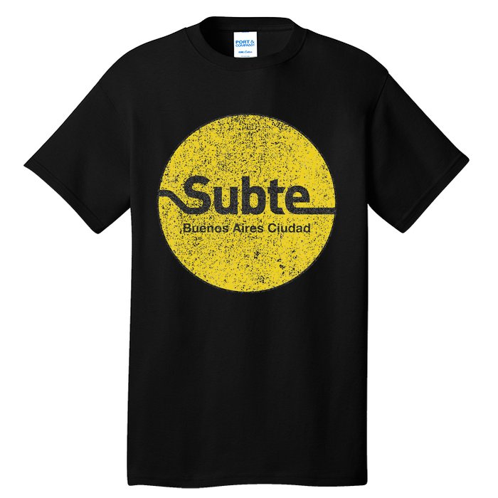 Subte De Buenos Aires Underground Metro Train Tall T-Shirt