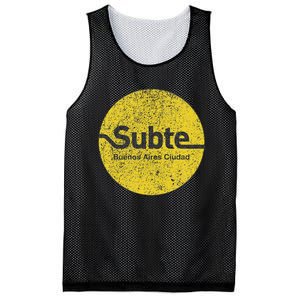 Subte De Buenos Aires Underground Metro Train Mesh Reversible Basketball Jersey Tank