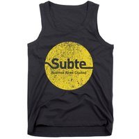 Subte De Buenos Aires Underground Metro Train Tank Top