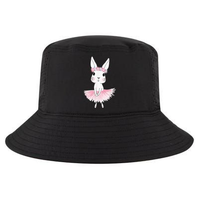 Sweet Dancing Ballerina Bunny Ballet Rabbit Girl For Cool Comfort Performance Bucket Hat