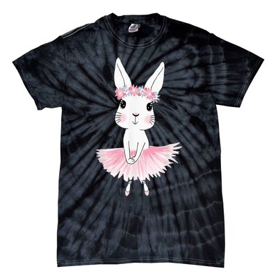 Sweet Dancing Ballerina Bunny Ballet Rabbit Girl For Tie-Dye T-Shirt