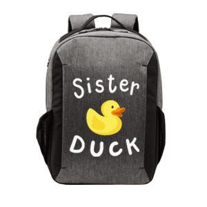 Sister Duck Birthday Rubber Duck Lover Family Matching Vector Backpack