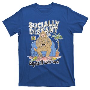 Social Distance Bigfoot Halloween Costume T-Shirt