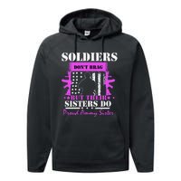 Soldier Dont Brag But Their Sisters Do Proud Army Sister Performance Fleece Hoodie