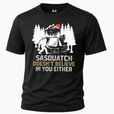 Sasquatch Doesn't Believe In You Sasquatch Camping Cooling Performance Crew T-Shirt