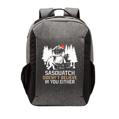 Sasquatch Doesn't Believe In You Sasquatch Camping Vector Backpack