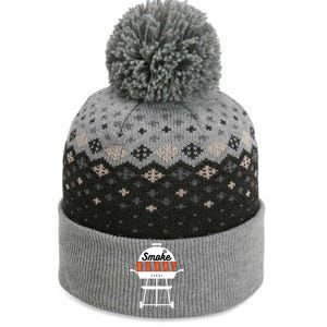 Smoky Daddy Bbq Grill Party Present Gift The Baniff Cuffed Pom Beanie