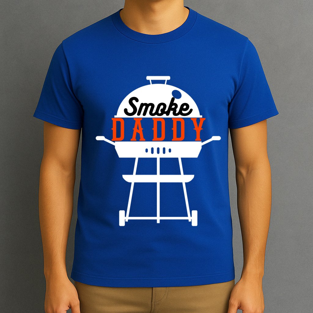 Smoky Daddy Bbq Grill Party Present Gift T-Shirt