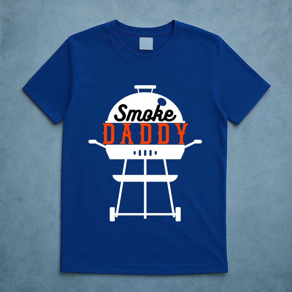 Smoky Daddy Bbq Grill Party Present Gift T-Shirt