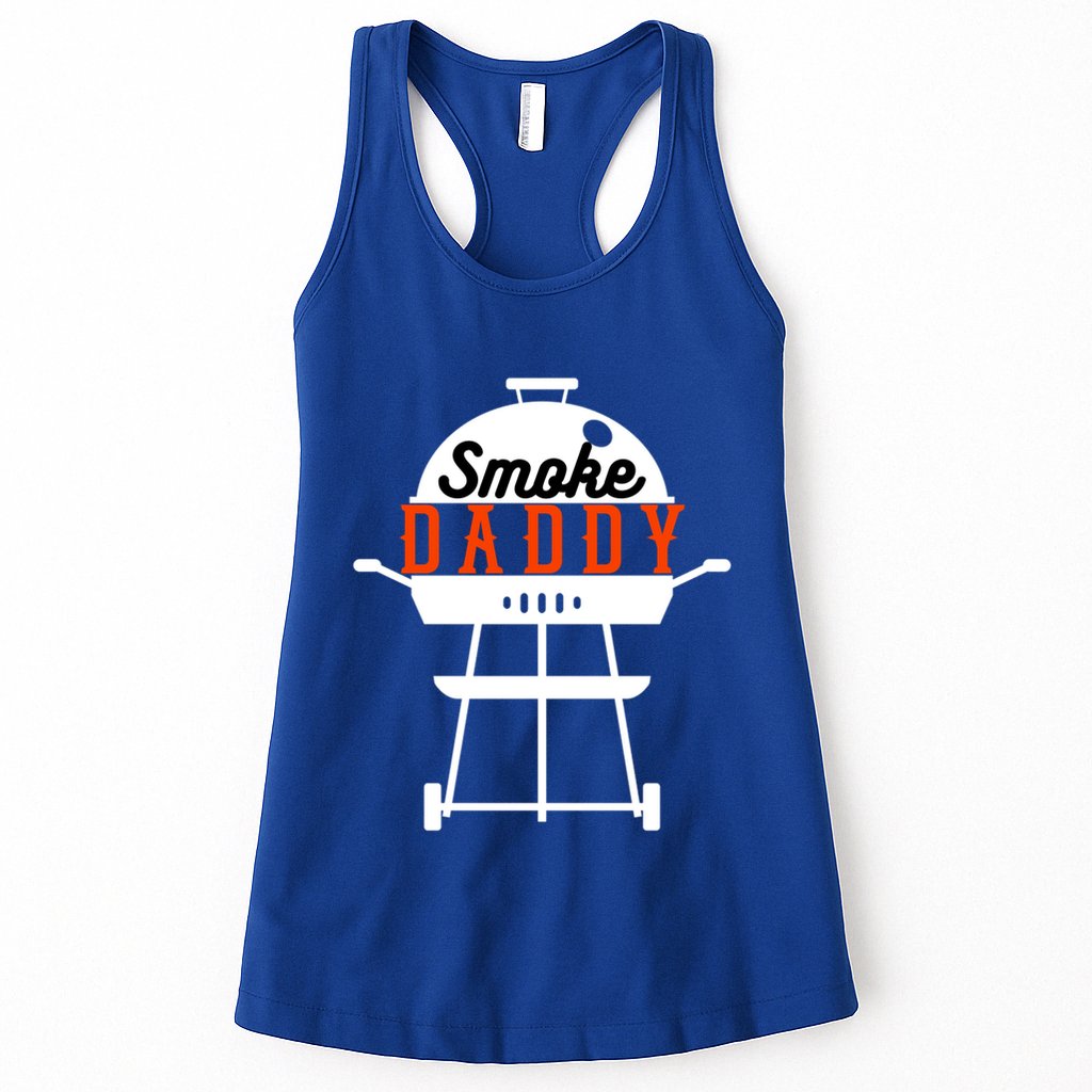 Smoky Daddy Bbq Grill Party Present Gift Womens Tank Top