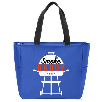 Smoky Daddy Bbq Grill Party Present Gift Zip Tote Bag